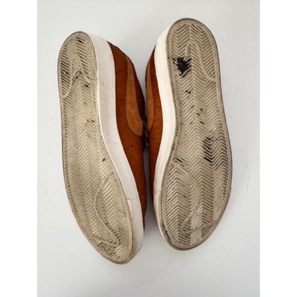 *rare* NIKE Women’s 8 Blazer Low Sneakers  Brown Pony Hair Leather Retro Casual - Picture 9 of 9